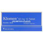 クロメン　Klomen、クロミフェン　50mg　箱